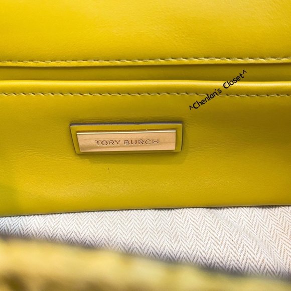 🔥HP🔥NeW! Rare! Tory Burch Crochet Small Flap Shoulder Bag - Picture 15 of 17